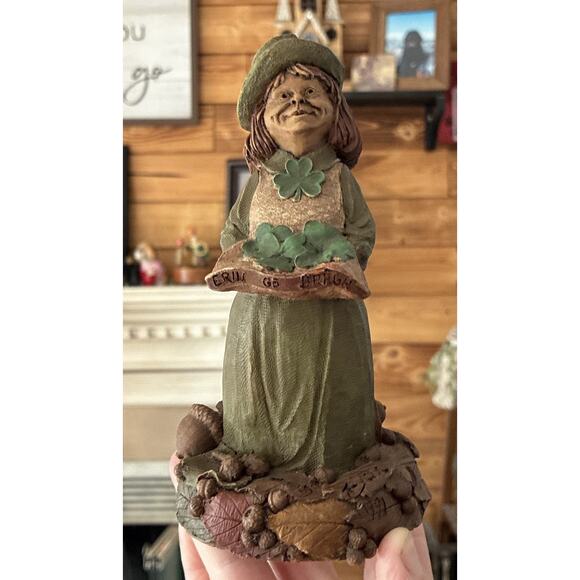 Tom Clark “Erin Go Bragh” 1991 Gnome St Patricks Day Signed Cairn Ireland - Picture 2 of 10
